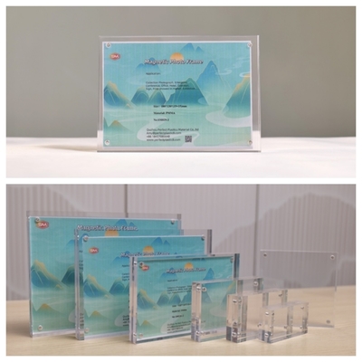 خرید 8x10 شفاف پلاستیک 20mm ضخامت تصویر آکریلیک قاب عکس مغناطیسی online manufacture