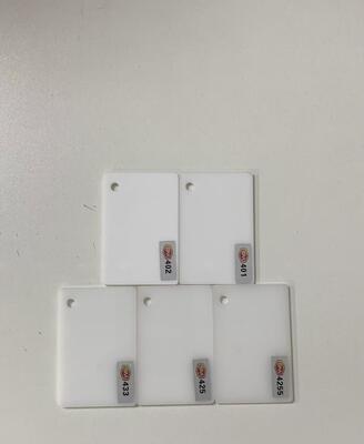 خرید White Opaque Cast Acrylic Sheet 20mm Thick Sturdy Panel for Custom Signage online manufacture