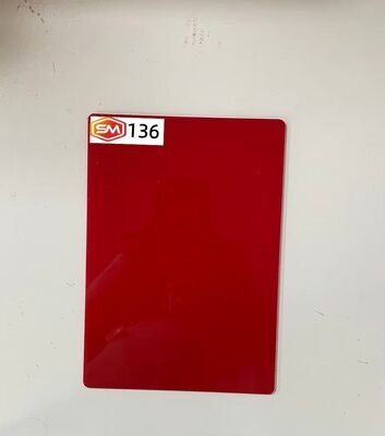 خرید Vibrant Red Cast Acrylic Sheet 22mm Thick Panel for Retail Display Fabrication online manufacture
