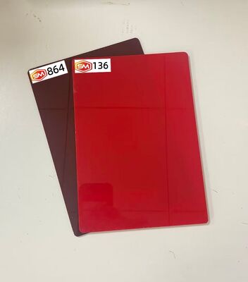 خرید Rich Russet Cast Acrylic Sheet 18mm Thick Panel for Store Display Construction online manufacture