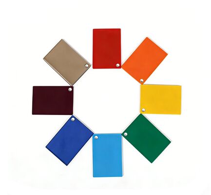 خرید صفحه آکریلیک رنگی 18 میلی متری ضد اشعه UV پنل آکریلیک رنگی برای پناهگاه ایستگاه اتوبوس online manufacture