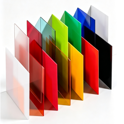 خرید مقاومت در برابر ضربه رنگ قابل تنظیم مقاومت در برابر رطوبت ورق آکریلیک ریخته شده پنل PMMA برای ساخت مبلمان online manufacture