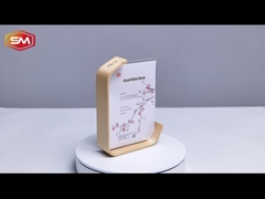 قاب عکس آکریلیک با پایه چوبی شکل L