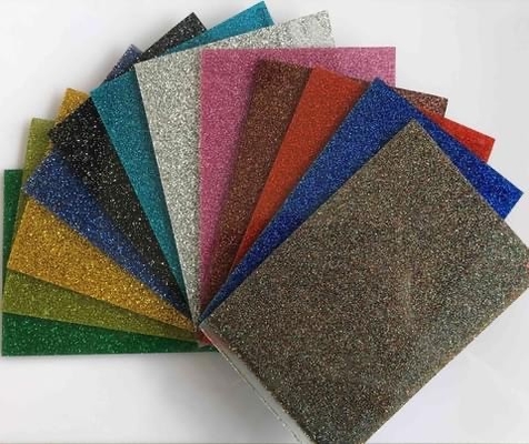 3mm 4mm 5mm درخشان درخشش ورق آکریلیک دیواری تزئینات گچ سازی