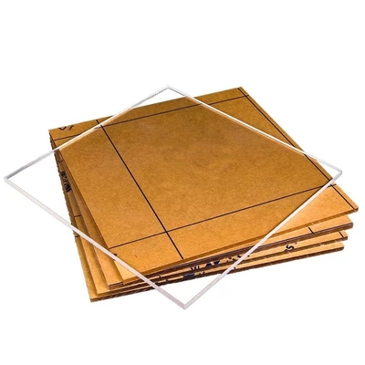 ورق آکریلیک شفاف 3mm x 1220mm x 1830mm برای نشان نشان می دهد خلاقیت هنری