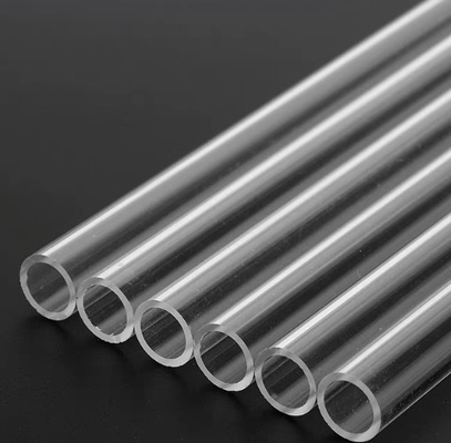 اندازه سفارشی لوله آکریلیک شفاف رنگی از 5mm تا 200mm چوب آکریلیک شفاف جامد