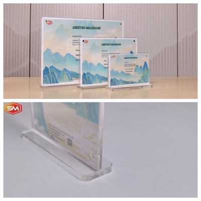 نگهدارنده تابلو آکریلیک 10x20 سانتی متری مغناطیسی