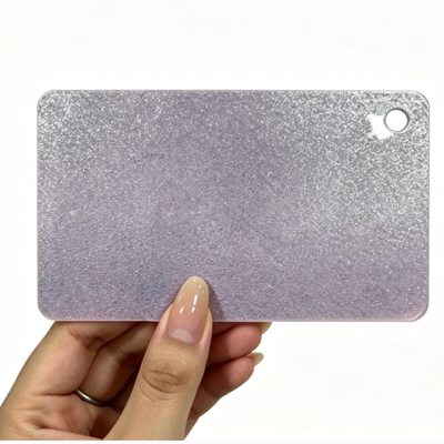 روشن بنفش درخشش درخشش 1220x2440mm آکریلیک ورق پانل هیئت مدیره